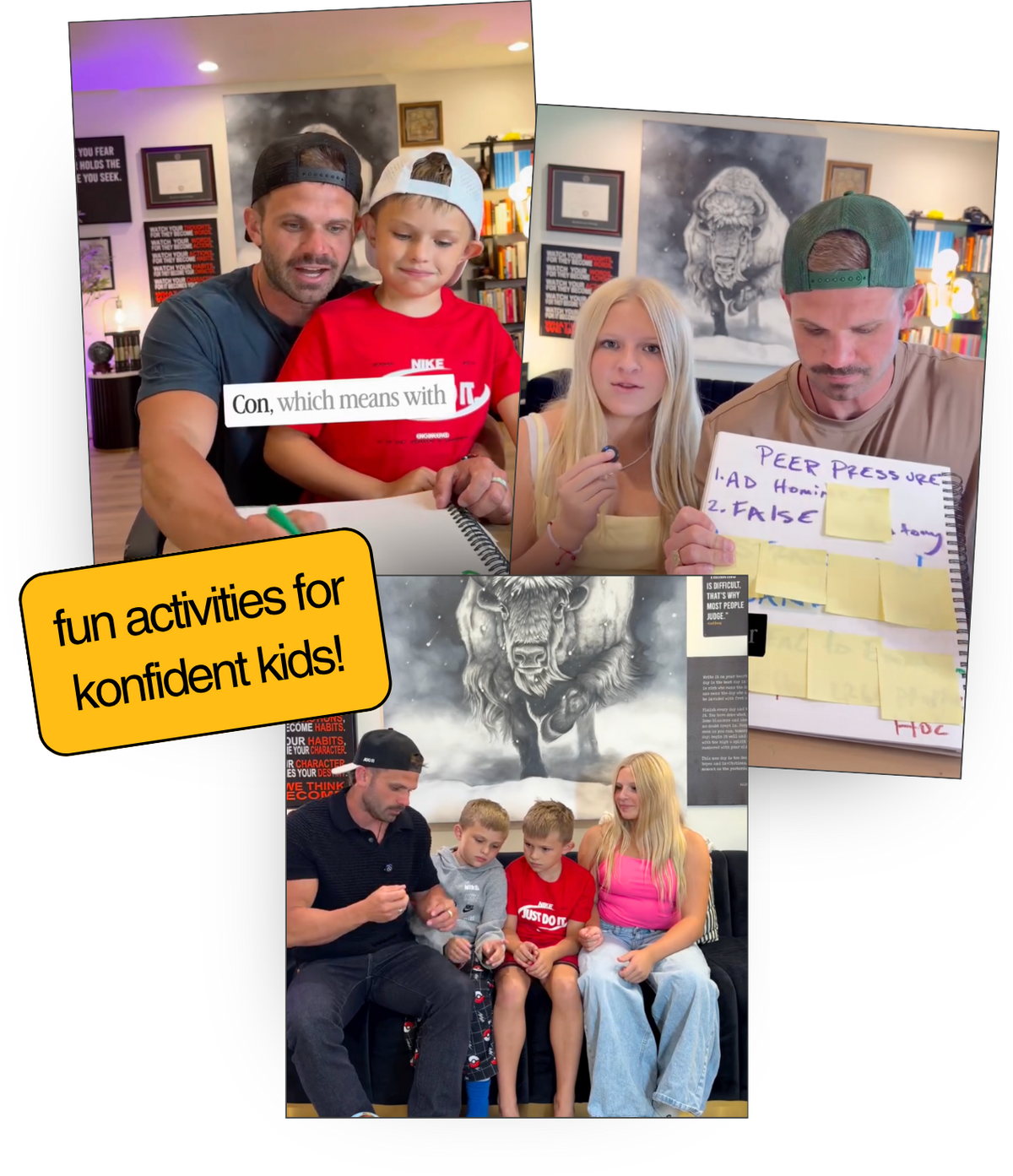 konfidence Kickstart — parent and kid
