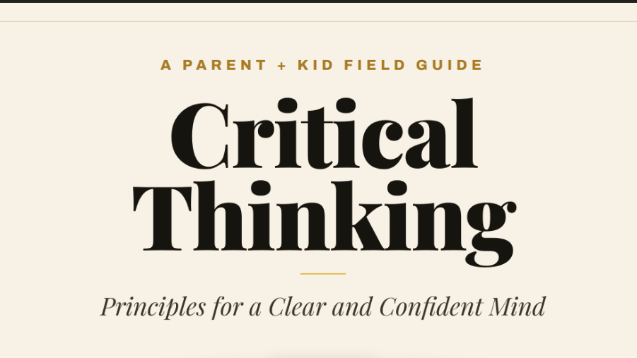 Beat Peer Pressure with Critical Thinking — 30 principles field guide
